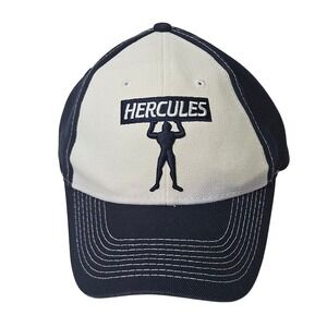 OTTO Hercules Baseball Cap Navy Cream Embroidered Logo Adult One Size Sports